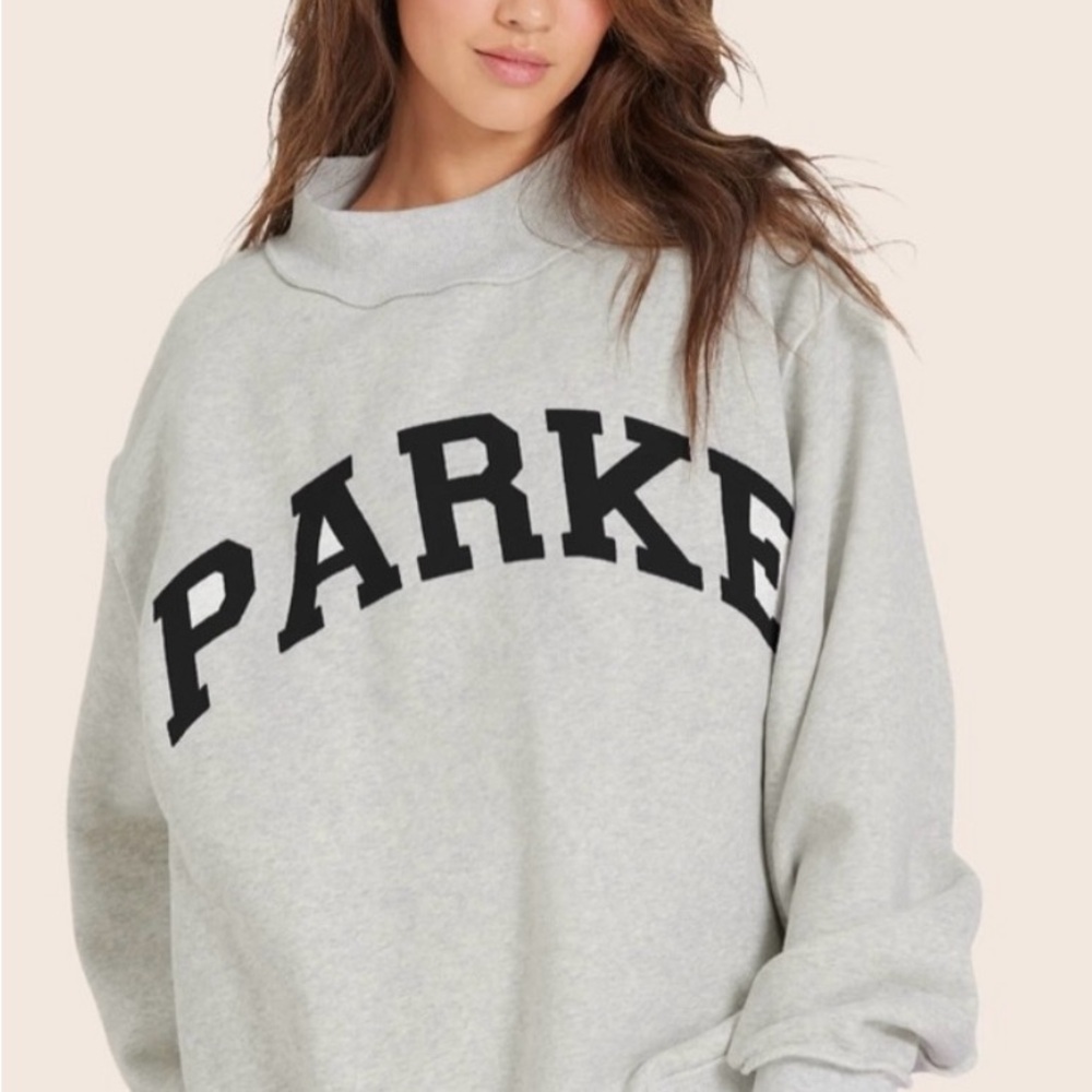 Set x Parke reversible mock neck sweatshirt